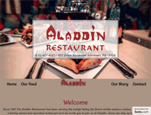 Tablet Screenshot of aladdinlv.com